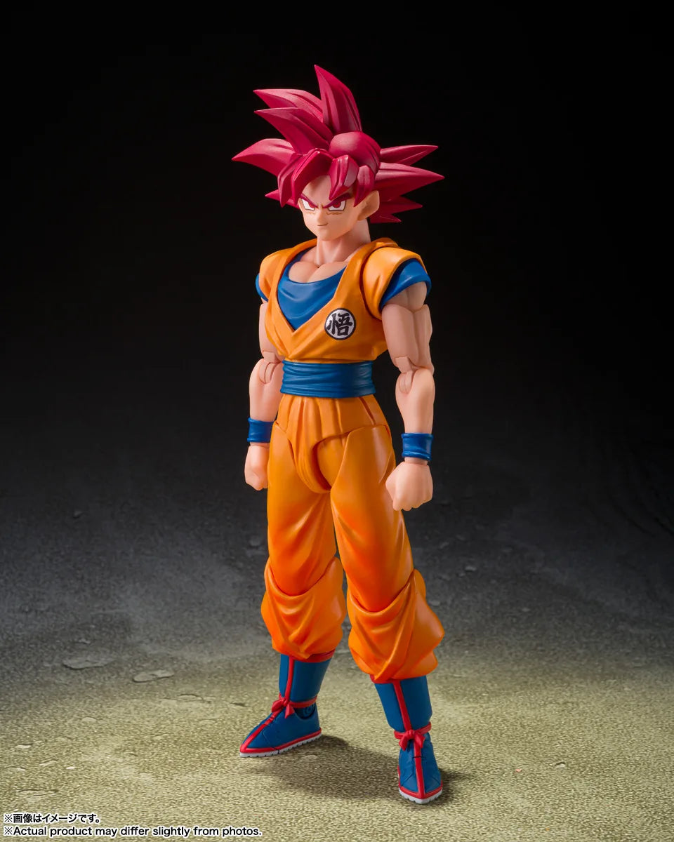 預訂 [SHF] DRAGON BALL 超級撒亞人之神 孫悟空 纏繞神之力量的姿態