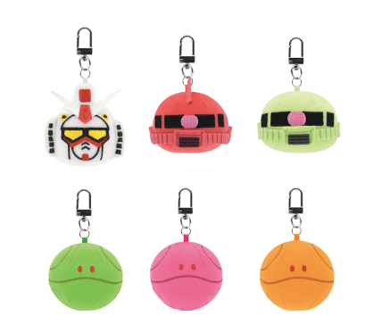 預訂 Chibi 機動戰士高達 迷你絨毛娃娃吊飾 (原盒6隻)