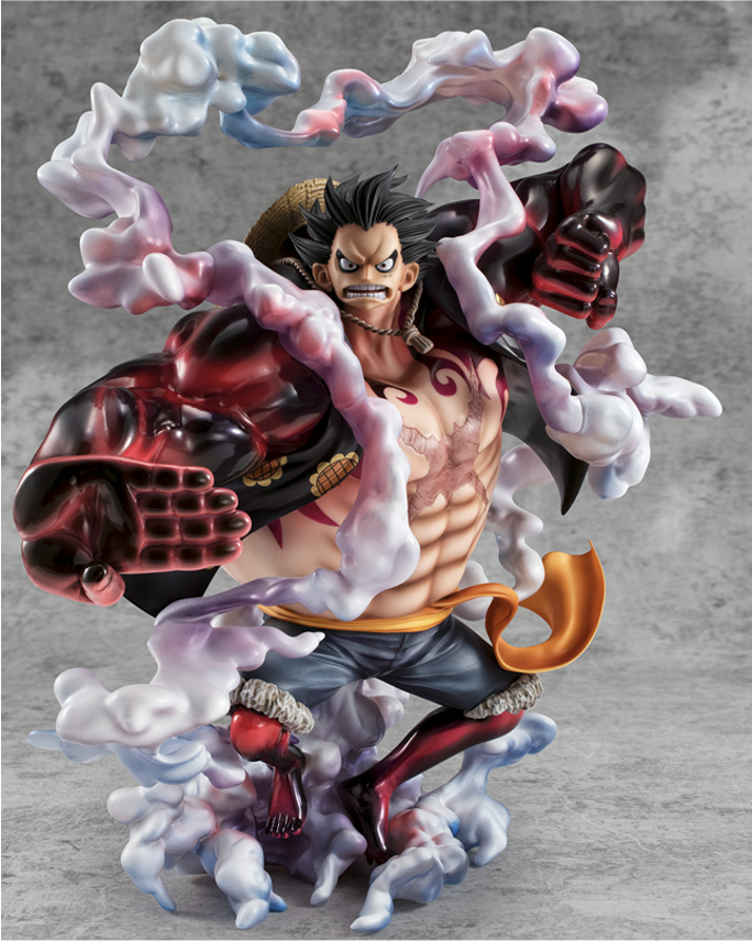 預訂 MegaHouse [POP] One Piece 海賊王 路飛(四檔)彈跳人 10週年記念版 [PB]