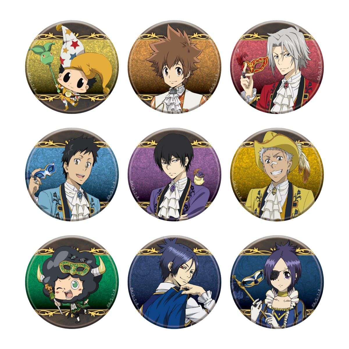 預訂 家庭教師Hitman Reborn in NAMJATOWN ～20th anniversary 派對 ver. 襟章A (原盒9個)