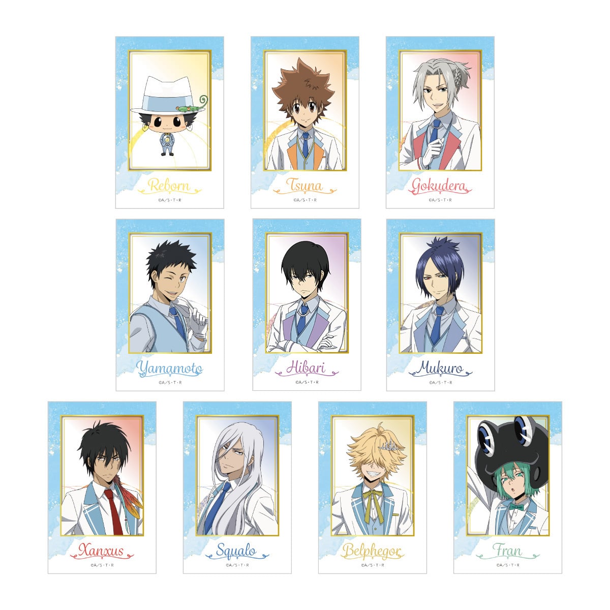 預訂 家庭教師Hitman Reborn in NAMJATOWN ～20th anniversary 白色西裝相卡 (原盒10張)