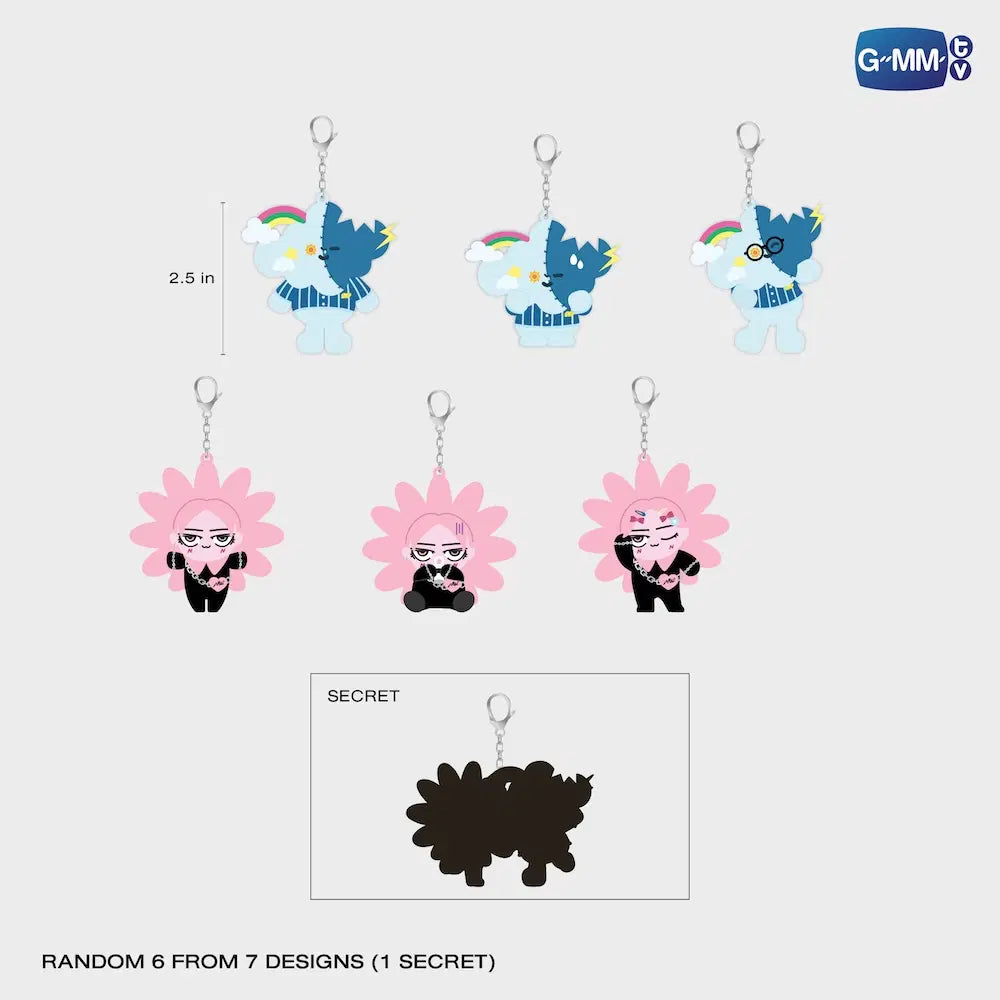 預訂 GMMTV FANDOM RANDOM DOLL KEYCHAIN (原盒6個)