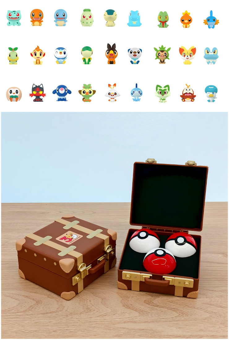 預訂 Pokemon 30周年系列 小小奇遇仿皮箱 (原盒)