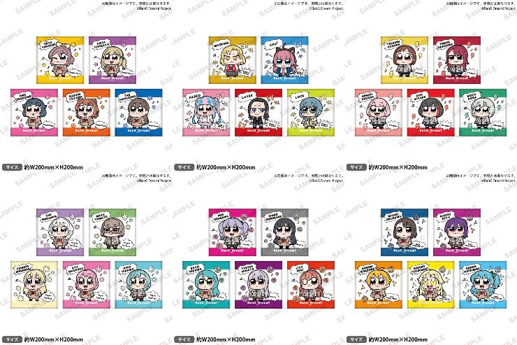預訂 Bkub Okawa×BanG Dream! 手巾 (原盒30個)