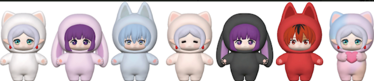 預訂 NuiFriends Chara-Nui 葬送的芙莉蓮 公仔盲盒 (原盒6個)